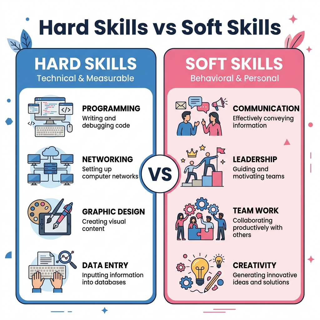 Hard Skills vs Soft Skills